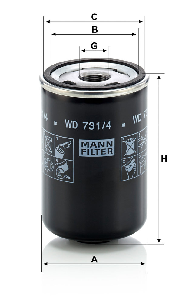 MANN-FILTER WD731/4