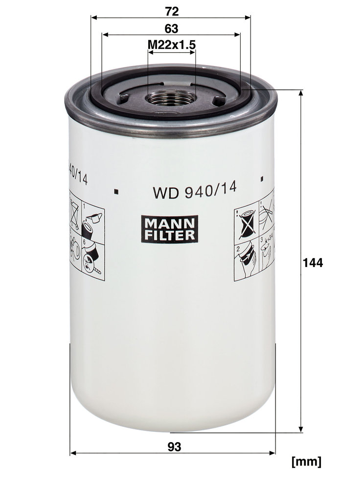 MANN-FILTER WD940/14