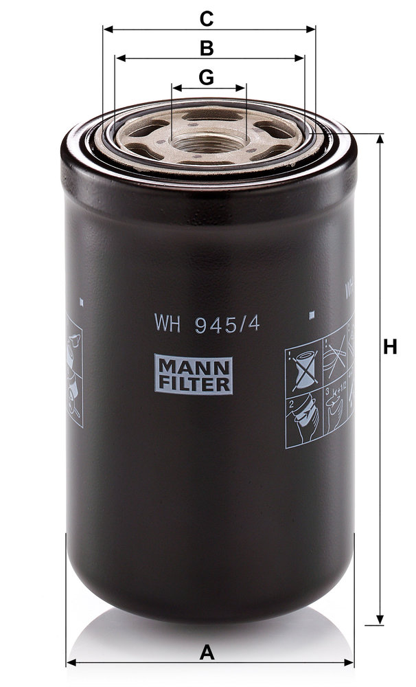 MANN-FILTER WH945/4