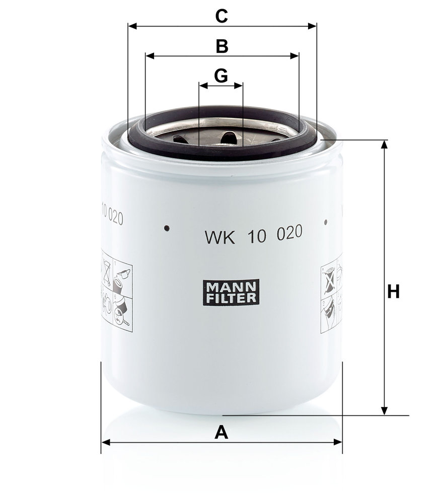 MANN-FILTER WK10020