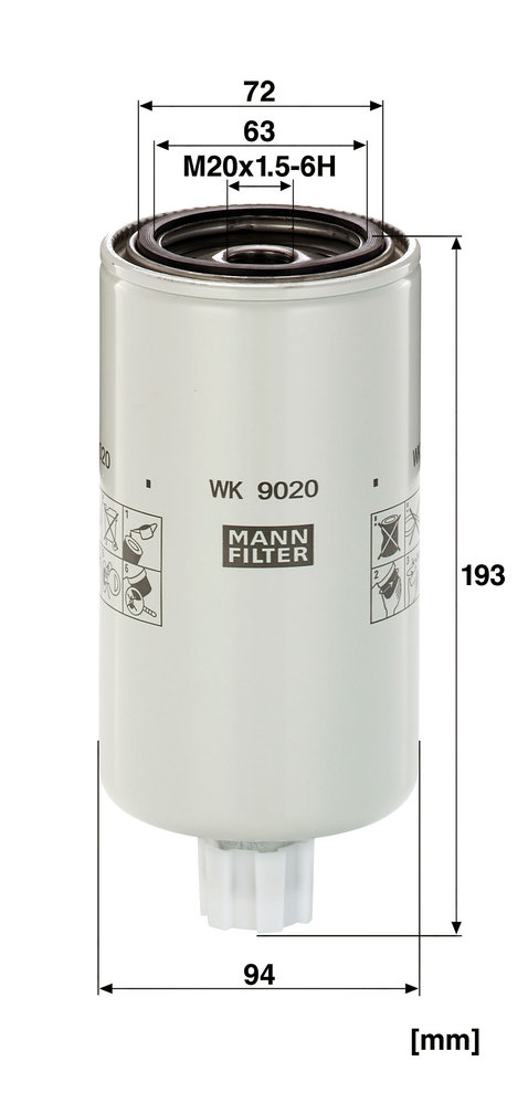 MANN-FILTER WK9020x
