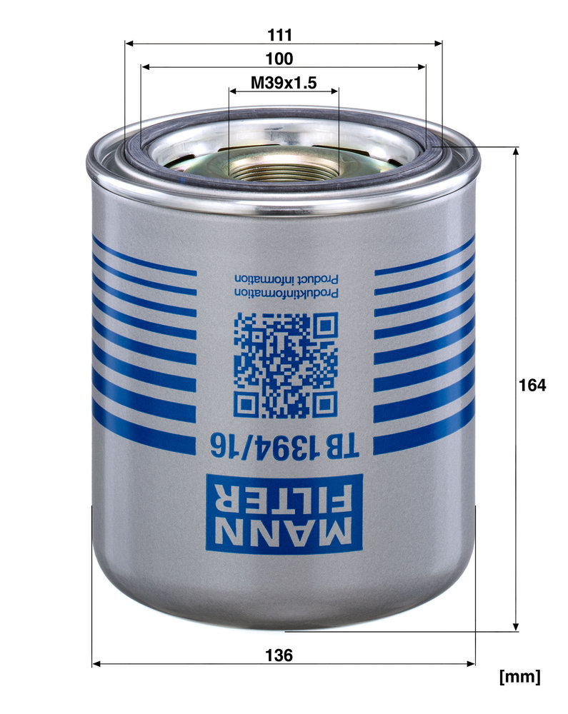 Mann TB1394/16x