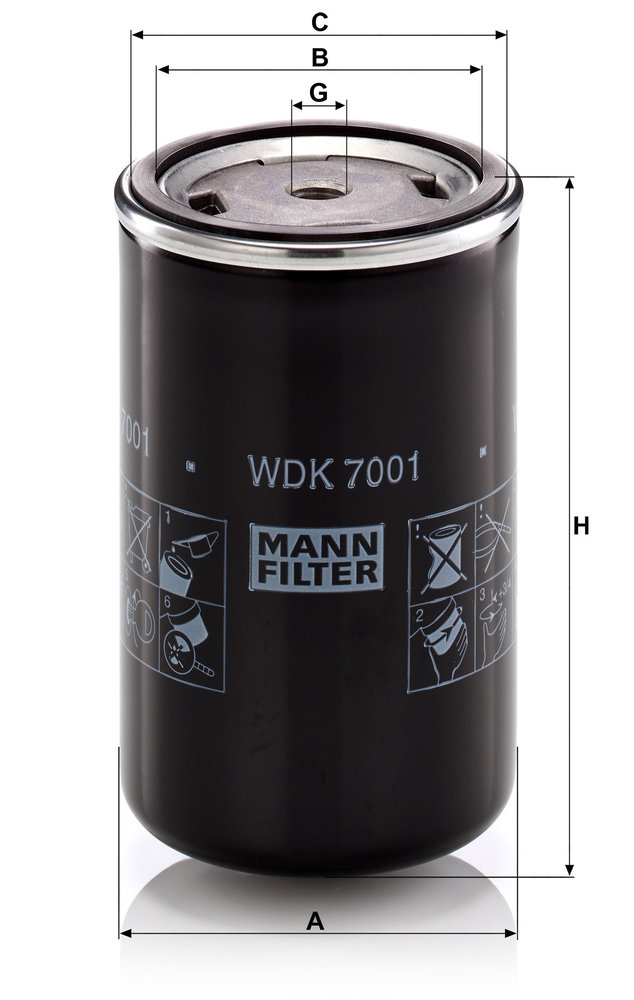 MANN-FILTER WDK7001