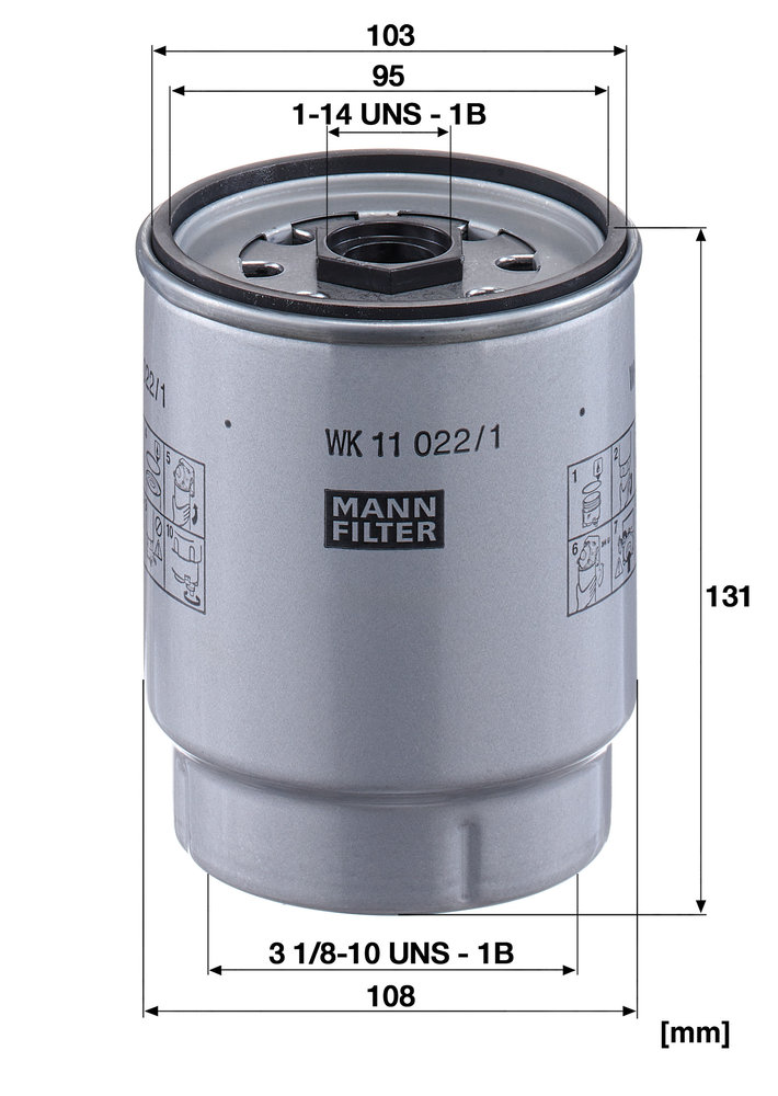 MANN-FILTER WK11022/1z