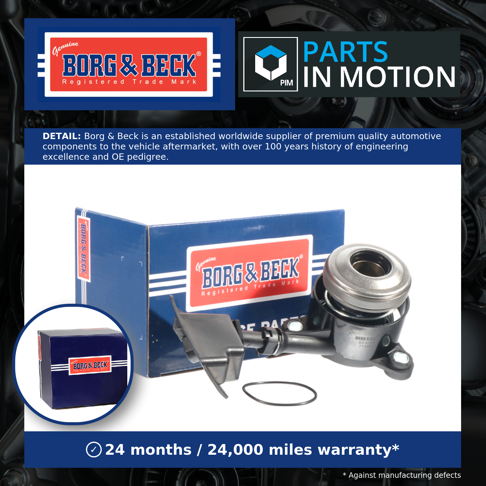 Borg & Beck Clutch Concentric Slave Cylinder CSC BCS179 [PM675894]