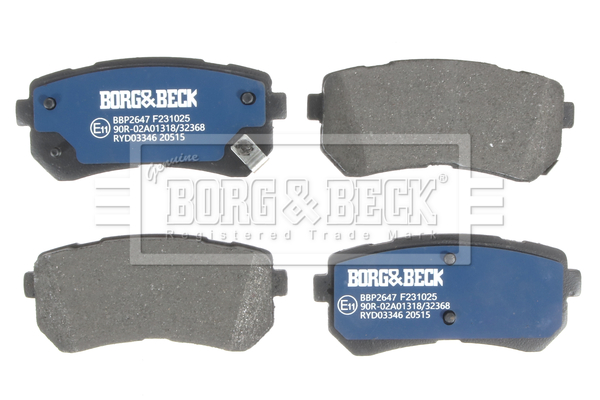 Borg & Beck BBD5257+BBP2647