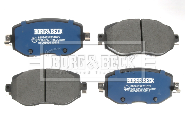 Borg & Beck BBD4640+BBP2663