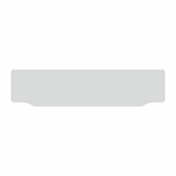 Jepson 12303000-PK20 CAR LIPPED OBLONG KIWALITE™ WHITE REFLECTIVE: 520 X 125MM (20 PACK)