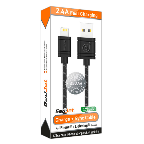 Gadjet CA37 IPHONE CABLE 1.2M