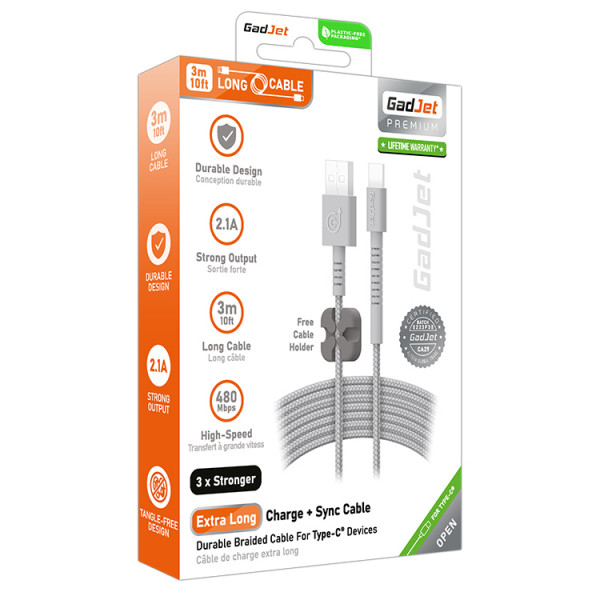 Gadjet CA51 3 METRE TYPE-C CABLE