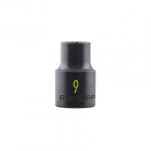 Carlyle CIS3809M 3/8 DRIVE 9MM 6 POINT STANDARD IMPACT SOCKET