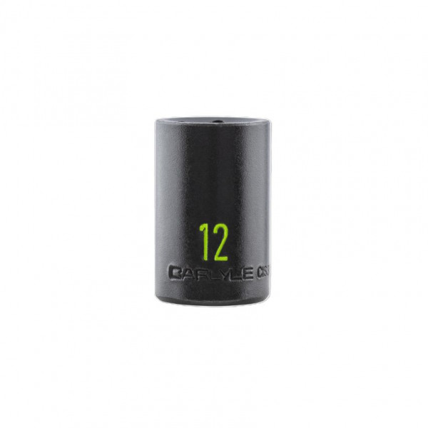 Carlyle CIS3812M 3/8 DRIVE 12MM 6 POINT IMPACT SOCKET