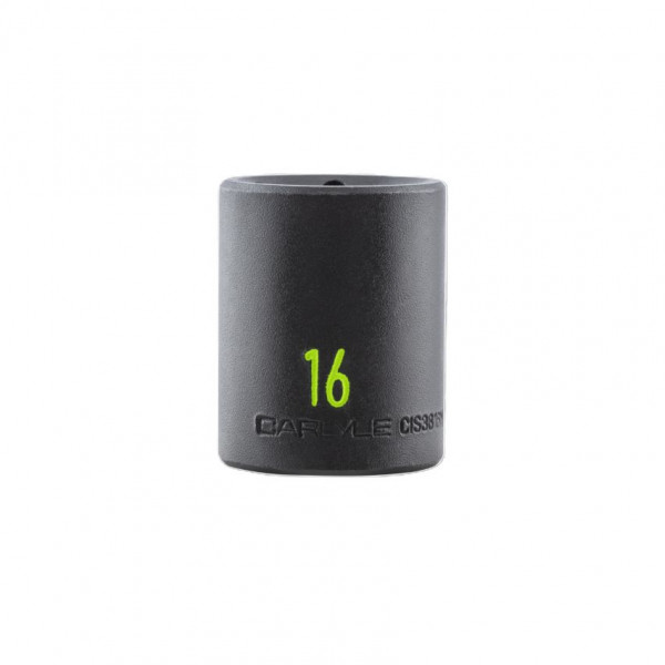 Carlyle CIS3816M 3/8 DRIVE 16MM 6 POINT STANDARD IMPACT SOCKET