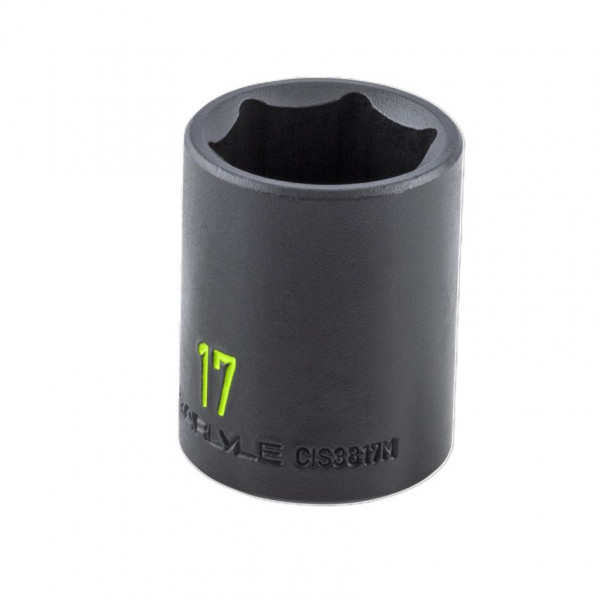 Carlyle CIS3817M 3/8 DRIVE 17MM 6 POINT STANDARD IMPACT SOCKET