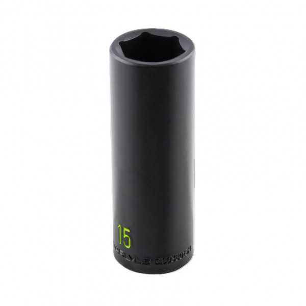 Carlyle CISD38015M 3/8 DRIVE 15MM 6 POINT DEEP IMPACT SOCKET