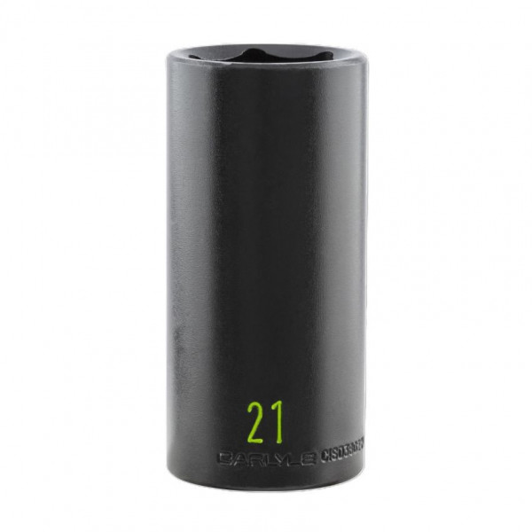 Carlyle CISD38021M 3/8 DRIVE 21MM 6 POINT DEEP IMPACT SOCKET