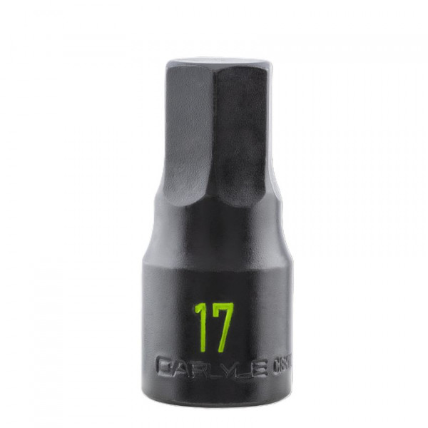 Carlyle CISH1217M 1/2 DRIVE 17MM HEX 60MM LONG IIMPACT SOCKET
