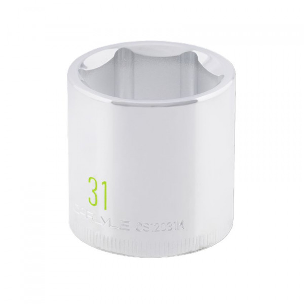 Carlyle CS12031M 1/2 DRIVE 31MM 6 POINTCHROME SOCKET