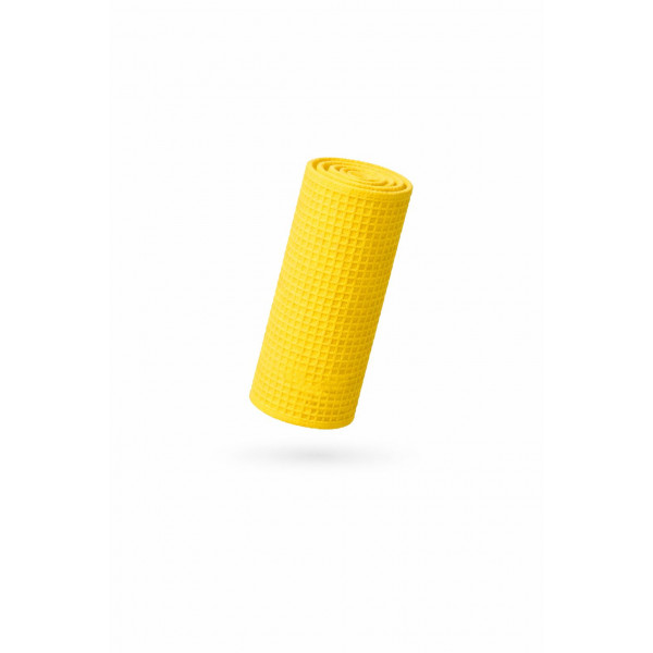 Fibre King FK-WAFWT-YE-03 YELLOW WAFFLE WEAVE TOWEL - 3 PACK