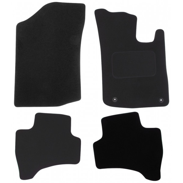PMA PCFM2075S STANDARD TAILORED CAR MAT - CITROEN C1 (2012-2014) [2 CLIP VERSION] - PATTERN 2625 -