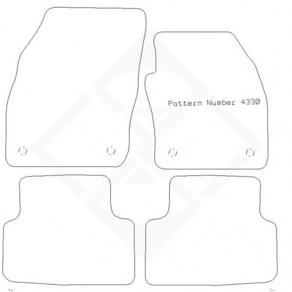 PMA PCFM3102P PREMIUM TAILORED CAR MAT - VW T-CROSS 2019- PREM -