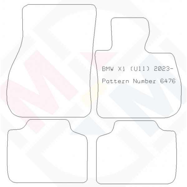 PMA PCFM3594P PREMIUM TAILORED CAR MAT - BMW X1 2023- (U11) -