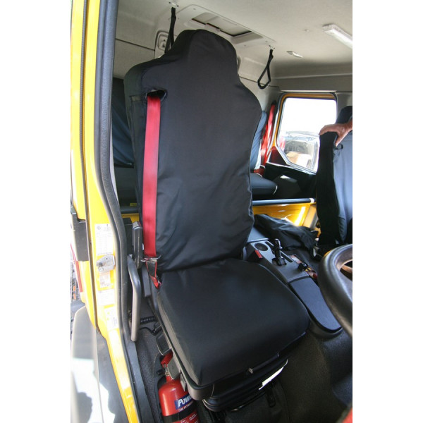 Town & Country REN03BLK TRUCK SEAT COVER - DRIVER - BLACK - RENAULT TRUCK D 2014 ONWARDS