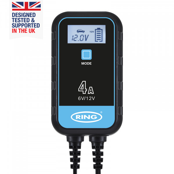 Ring Automotive RSC904T SMARTCHARGE 4 CHARGER & MAINTAINER LITHIUM BATTERY COMPATIBLE