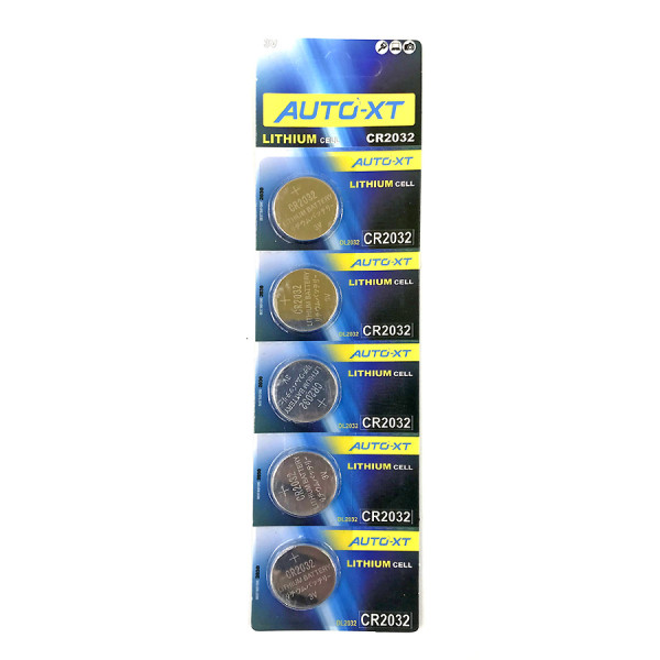 Autowave AXTCR2032PK5 AUTO-XT CR2032 LITHIUM CELL BATTERY - PACK OF 5