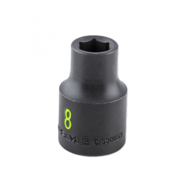 Carlyle CIS3808M 3/8 DRIVE 8MM 6 POINT IMPACT SOCKET