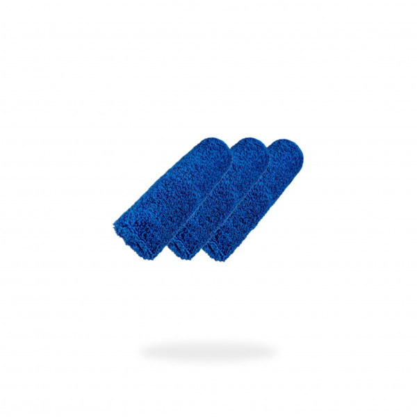 Fibre King FK-EDUP-BL-03 BLUE DUPLEX EDGELESS CLOTH - 3 PACK