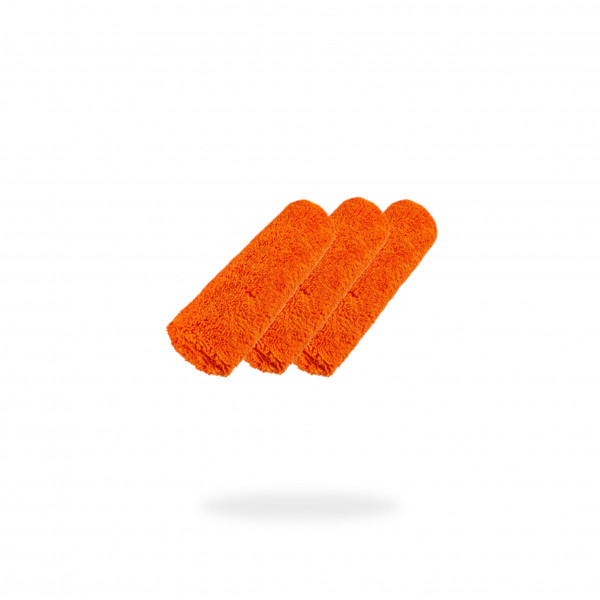 Fibre King FK-EDUP-OG-03 ORANGE DUPLEX EDGELESS CLOTH - 3 PACK