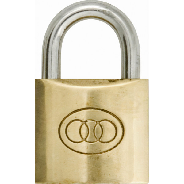 Workshop Warehouse PAD50 PADLOCKS BRASS STANDARD SHACKLE