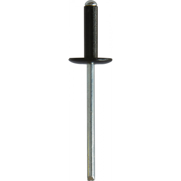 Workshop Warehouse PRB25 BLACK RIVETS - LARGE FLANGE