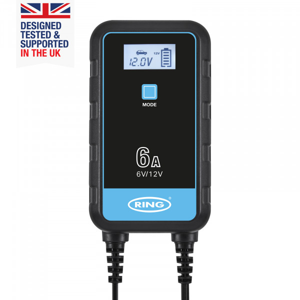 Ring Automotive RSC906T SMARTCHARGE 6 CHARGER & MAINTAINER LITHIUM BATTERY COMPATIBLE