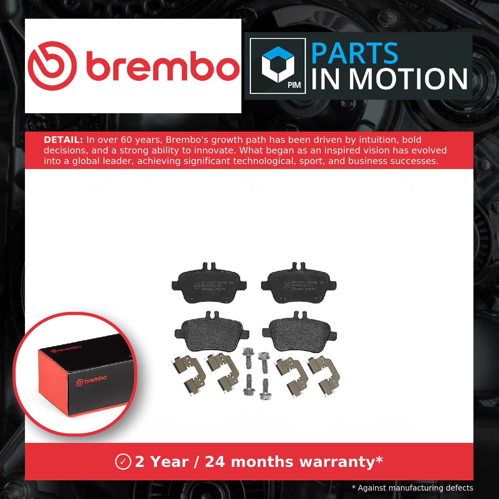 ✅Fits BREMBO P 50 091 Brake Pad Set, disc brake P 50 091 Brake pads ⭐UK Seller⭐ - Image 22