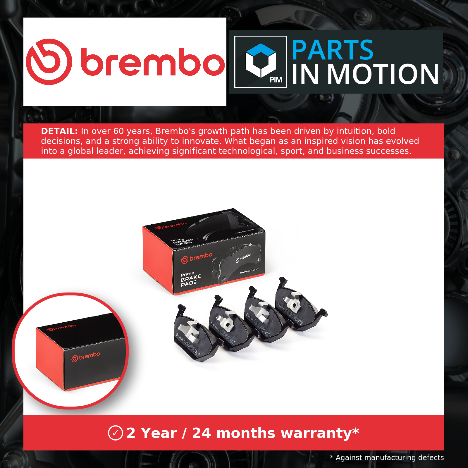 Brembo Brake Pads Set Front P85041 [PM2262814]