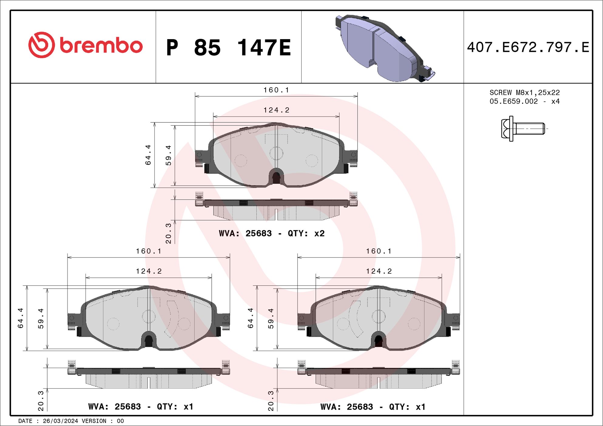 Brembo P85147E