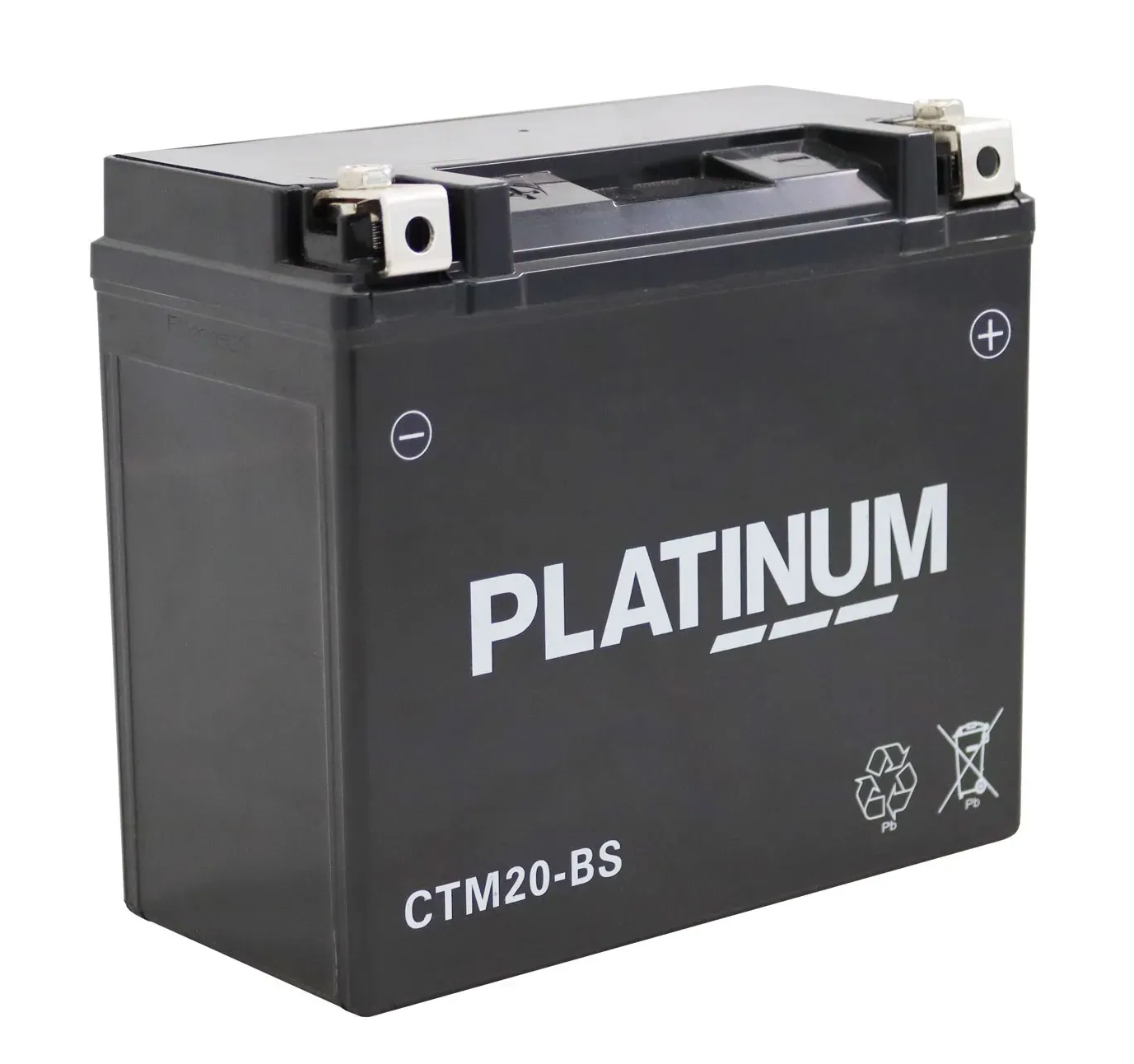Platinum CTM20-BS AGM Motorcycle Battery