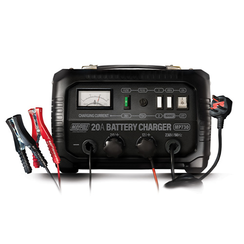 Maypole 730 Battery Charger Metal 20a 12/24v