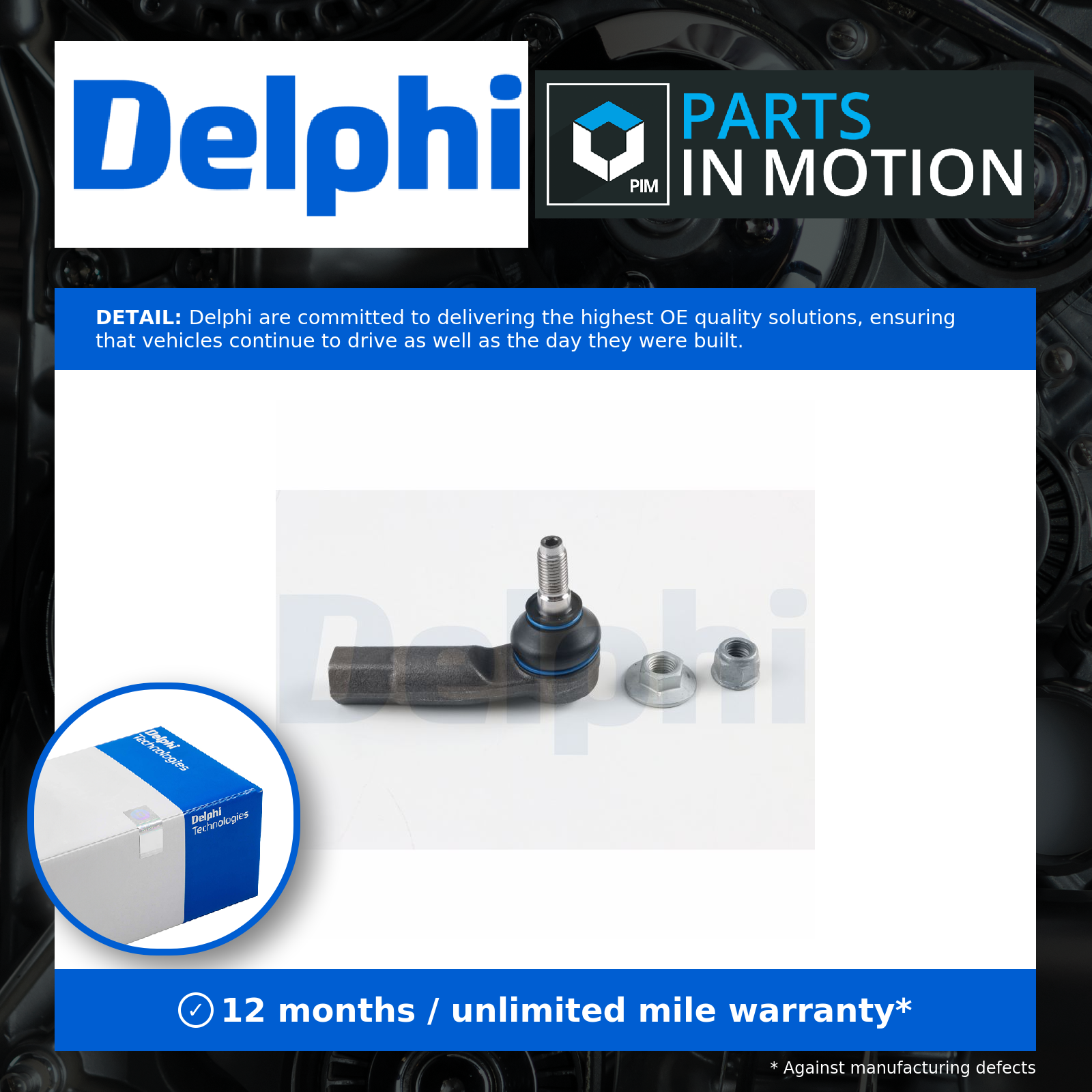 Delphi Tie / Track Rod End TA1915 [PM349358]