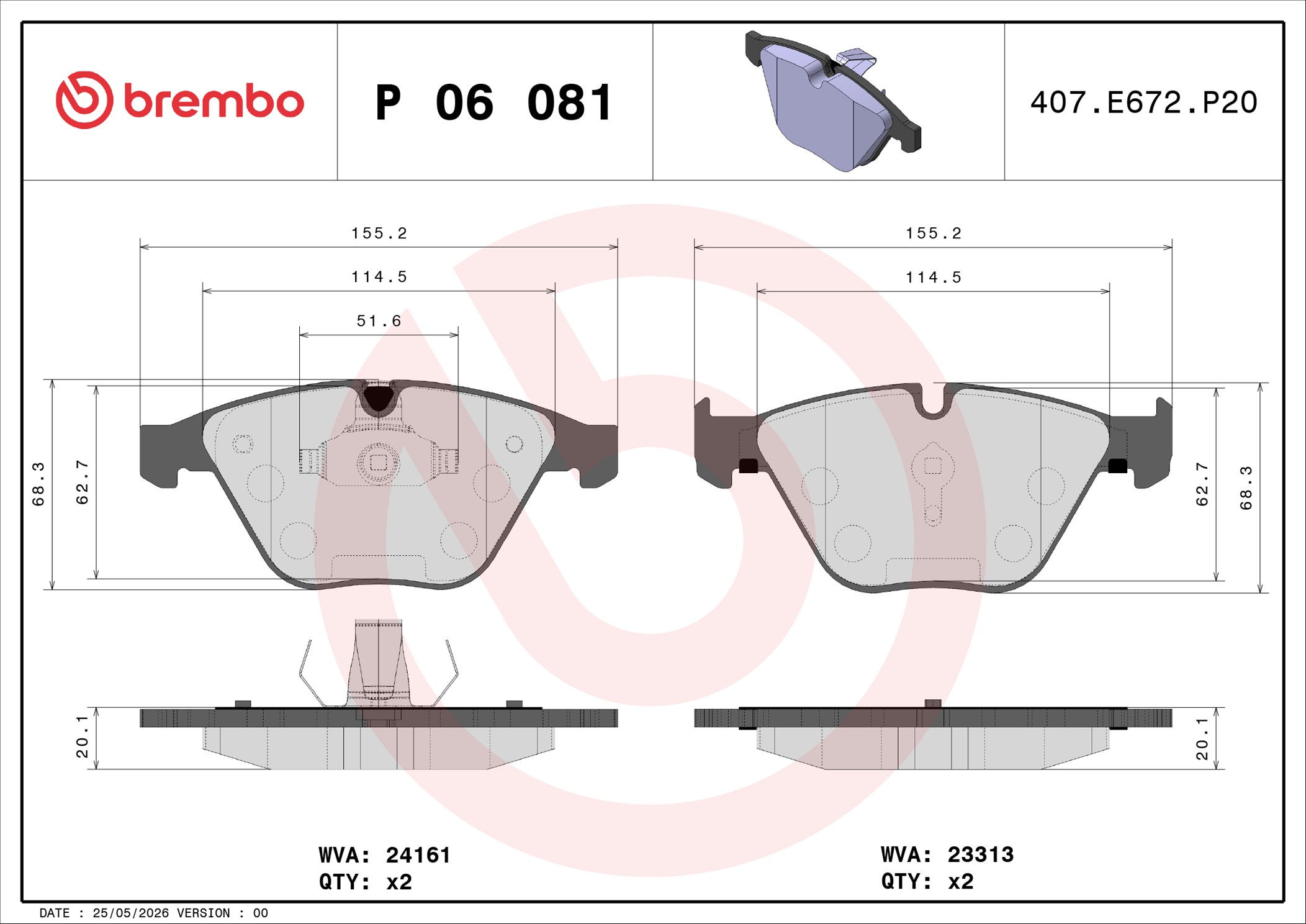 Brembo P06081