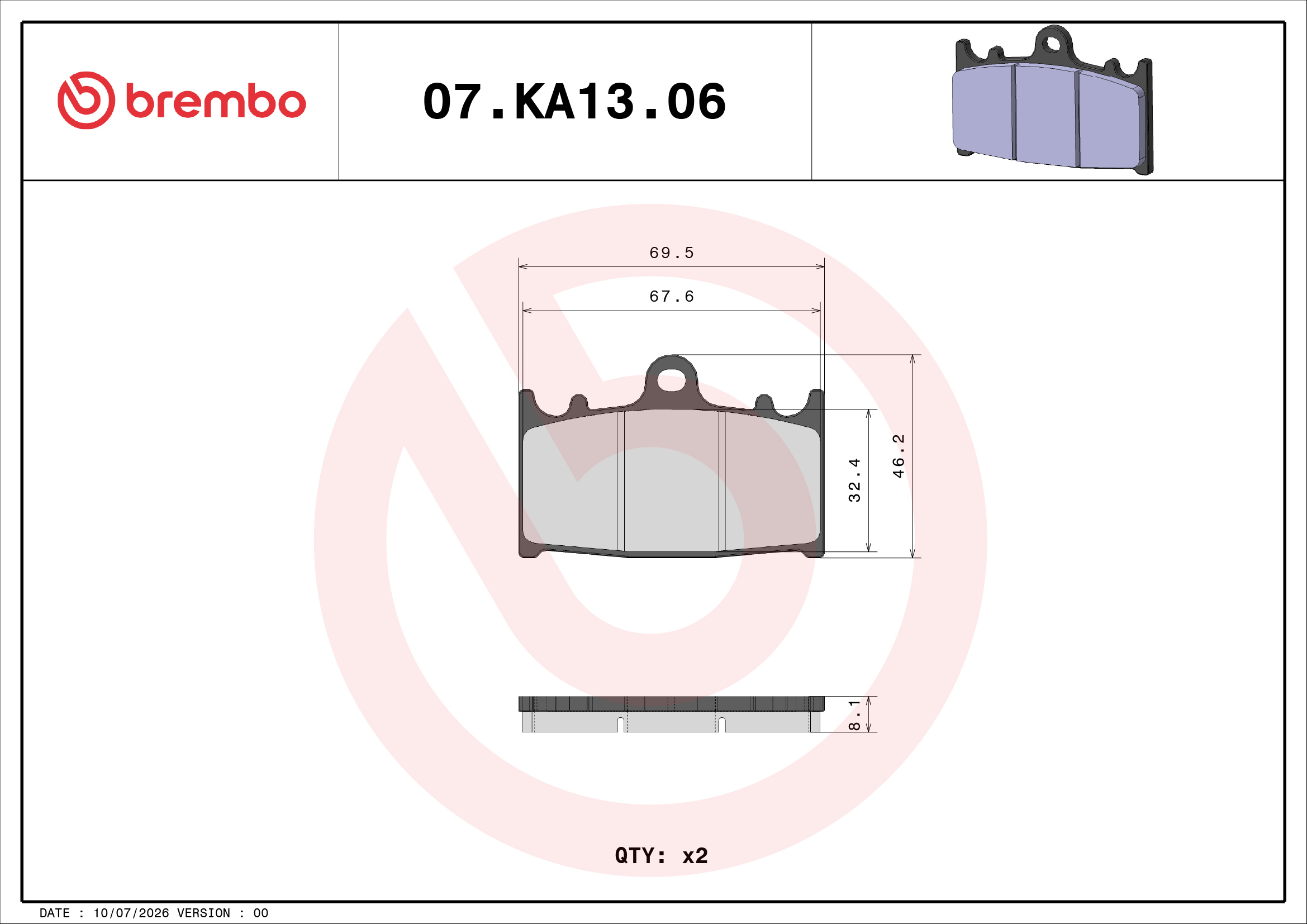 Brembo 07KA1306