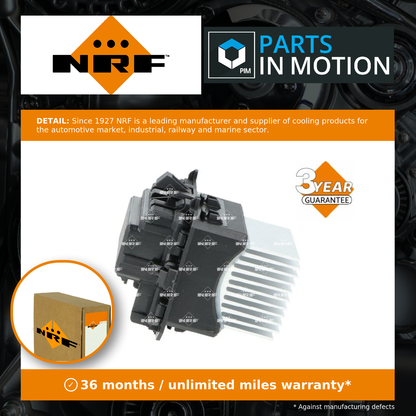 NRF 342063 Resistor, interior blower for CITROËN,PEUGEOT,RENAULT - Image 14