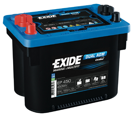 Exide EP450 AGM Marine Leisure Battery