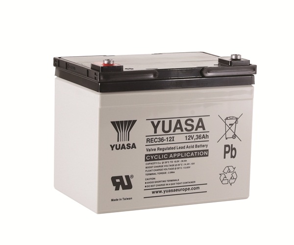 Yuasa REC36-12 36ah Golf / Mobility 6m