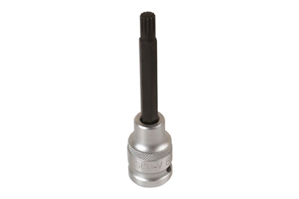 Laser 6327 Spline Bit M8x100mm 1/2d