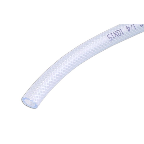 Connect 30883 Clear Pvc Braided Tubing 5mm Id 30m