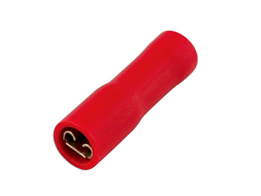 Connect 30133 Red Female Push-On 2.8mm 100 Pack