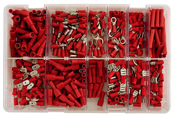 Connect 31850 Assorted Red Terminals Box Qty 260